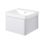 Essentials Genoa Vanity Unit with Basin Matt White 500mm x 460mm x 360mm