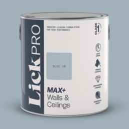 LickPro Max+ 2.5Ltr Blue 16 Matt Emulsion  Paint
