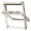 Keylite  Manual Centre-Pivot White Painted Timber Double-Glazed Roof Window Clear 550mm x 780mm