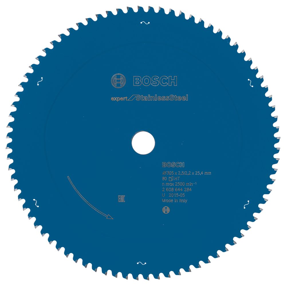 Bosch Expert Stainless Steel Circular Saw Blade 305mm x 25.4mm 80T