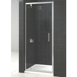 Triton Fast Fix Framed Rectangular Pivot Shower Door Chrome 900mm x 1900mm
