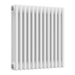 Reina 600mm x 605mm 2648BTU White Horizontal 3 Column Radiator
