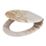 Pilica Soft-Close Toilet Seat Moulded Wood Beach