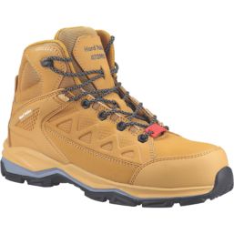 Hard Yakka Atomic Size 10  Wheat Water-Resistant  Safety Boots