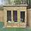 Forest Oakley 7' x 5' (Nominal) Pent Timber Summerhouse with Base & Assembly