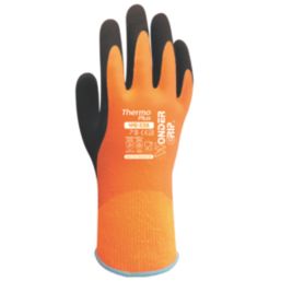 Wonder Grip WG-338 Thermo Plus Thermal Waterproof Gloves Orange Small