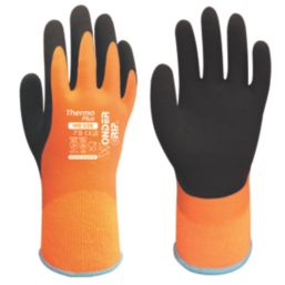 Wonder Grip WG-338 Thermo Plus 7 Thermal Waterproof Gloves Orange Small