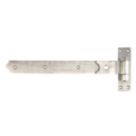 GateMate Stainless Steel Cranked Band & Hook on Plates 164mm x 18" x 450mm 2 Pack