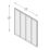 Forest Super Lap  Fence Panels Natural Timber 6' x 6' Pack of 5