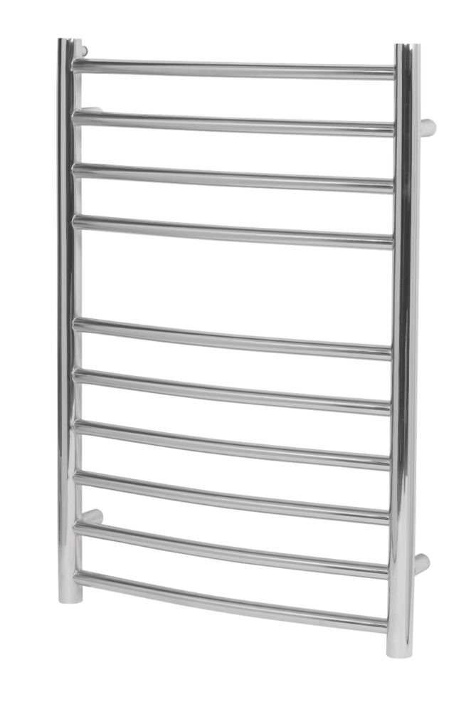 Reina EOS Curved Ladder Towel Radiator 720 x 600mm Stainless Steel ...