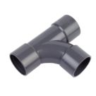 FloPlast  Equal Tees Grey 40mm 3 Pack