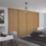Spacepro Shaker 4-Door Sliding Wardrobe Doors Oak Frame Oak Panel 2290mm x 2260mm