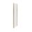 Essentials Semi-Framed Shower Enclosure Side Panel Brushed Brass 760mm