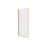 Essentials Semi-Framed Shower Enclosure Side Panel Brushed Brass 760mm