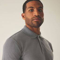 Regatta Pro 50 / 50 Pique Polo Shirt Heather Grey Large 44" Chest