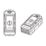 Knightsbridge Key Operated 10A Grid 3-Pole Fan Isolator Switch Polished Chrome