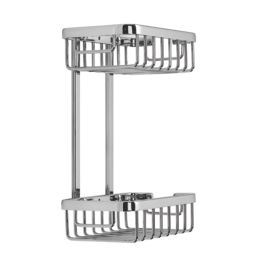 Croydex  2-Tier Basket Chrome