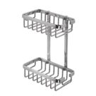 Croydex  2-Tier Basket Chrome