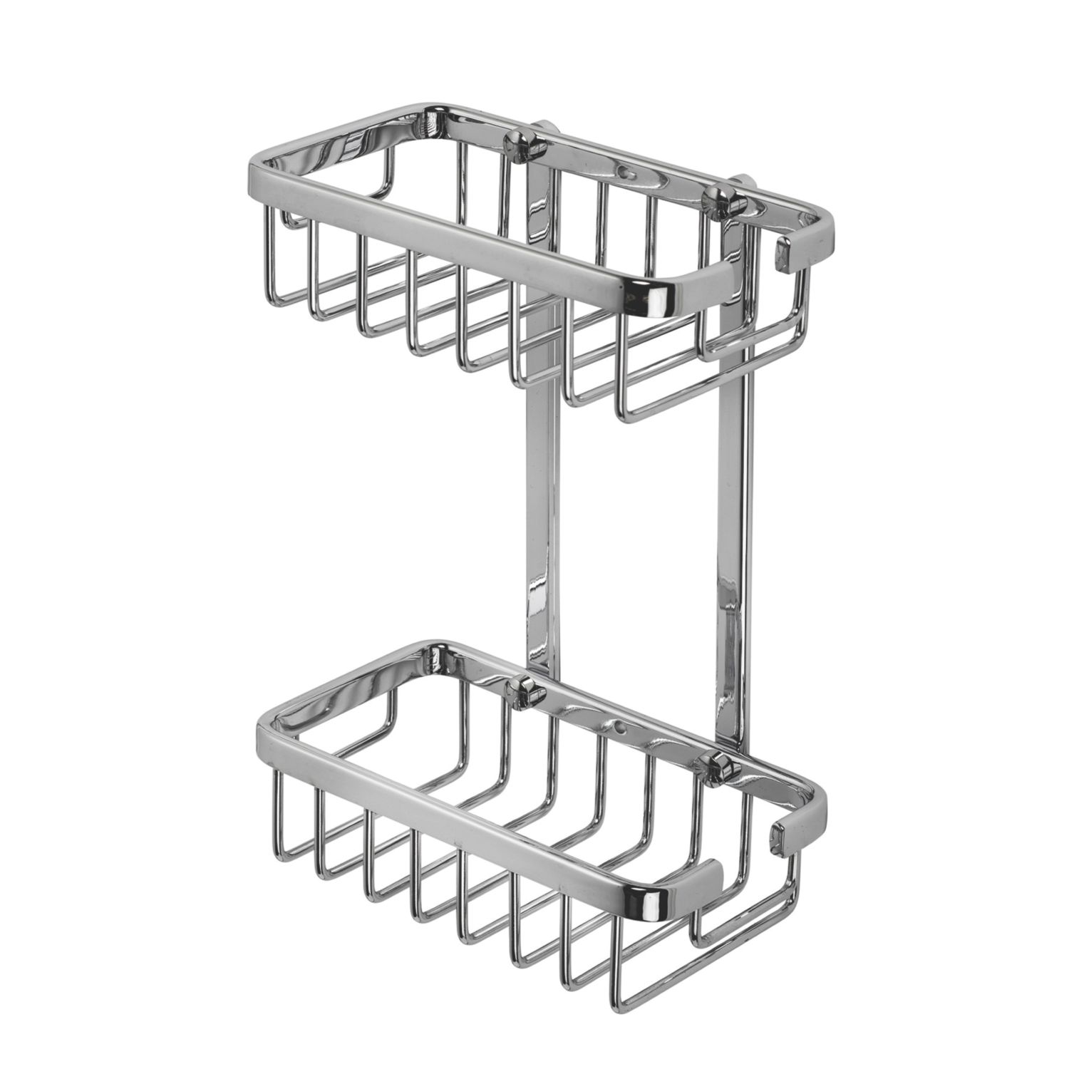 Croydex 2-Tier Basket Chrome (420CV)