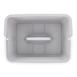 Minky  10Ltr Storage Caddy Light Grey