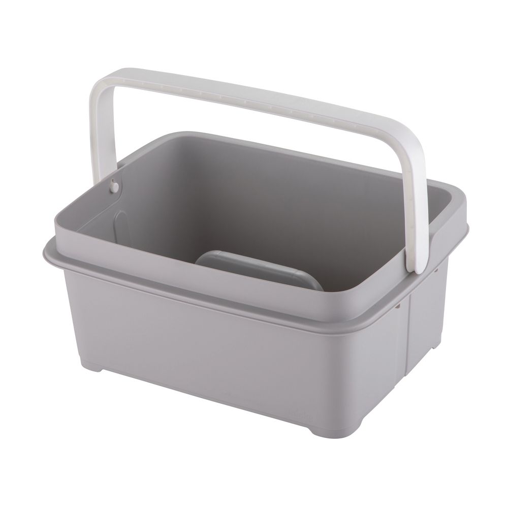 Minky 10Ltr Storage Caddy Light Grey - Screwfix