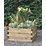 Forest Caledonian Garden Planter Natural Timber 900mm x 900mm x 452mm