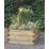 Forest Caledonian Garden Planter Natural Timber 900mm x 900mm x 452mm