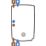 Mira Decor White/Chrome 9.5kW  Manual Electric Shower