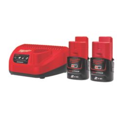 Milwaukee M12 BID-202C 12V 2 x 2.0Ah Li-Ion RedLithium  Cordless Impact Driver