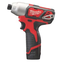 Milwaukee M12 BID-202C 12V 2 x 2.0Ah Li-Ion RedLithium  Cordless Impact Driver