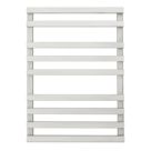 Time 690mm x 500mm 876BTU Silver Flat Designer Towel Radiator