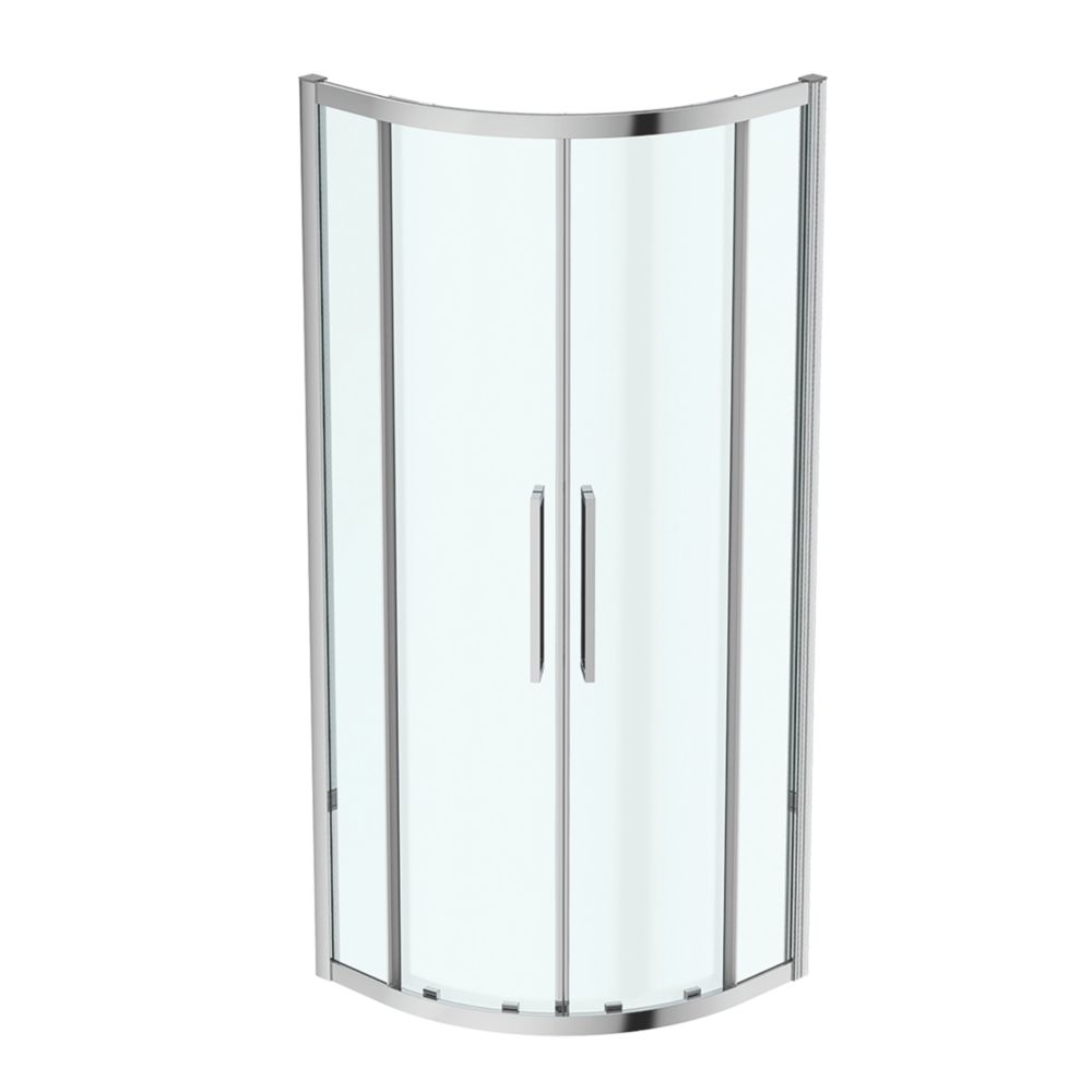 Ideal Standard I.life Semi-Framed Quadrant Shower Enclosure Non-Handed Silver 800mm x 800mm x 2005mm