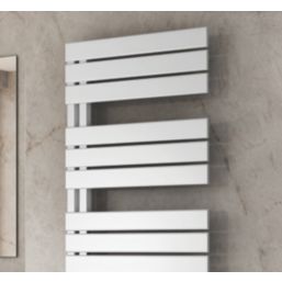 Reina 823mm x 550mm 1356BTU White Flat Designer Towel Radiator