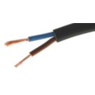 Time 2182Y Black 2-Core 0.5mm² Flexible Cable 50m Drum