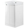 Floorstanding Vanity Unit & Basin Gloss White 500mm x 460mm x 840mm