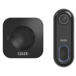 Calex  Wired Smart Video Doorbell and Chime Black