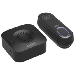 Calex  Wired Smart Video Doorbell and Chime Black