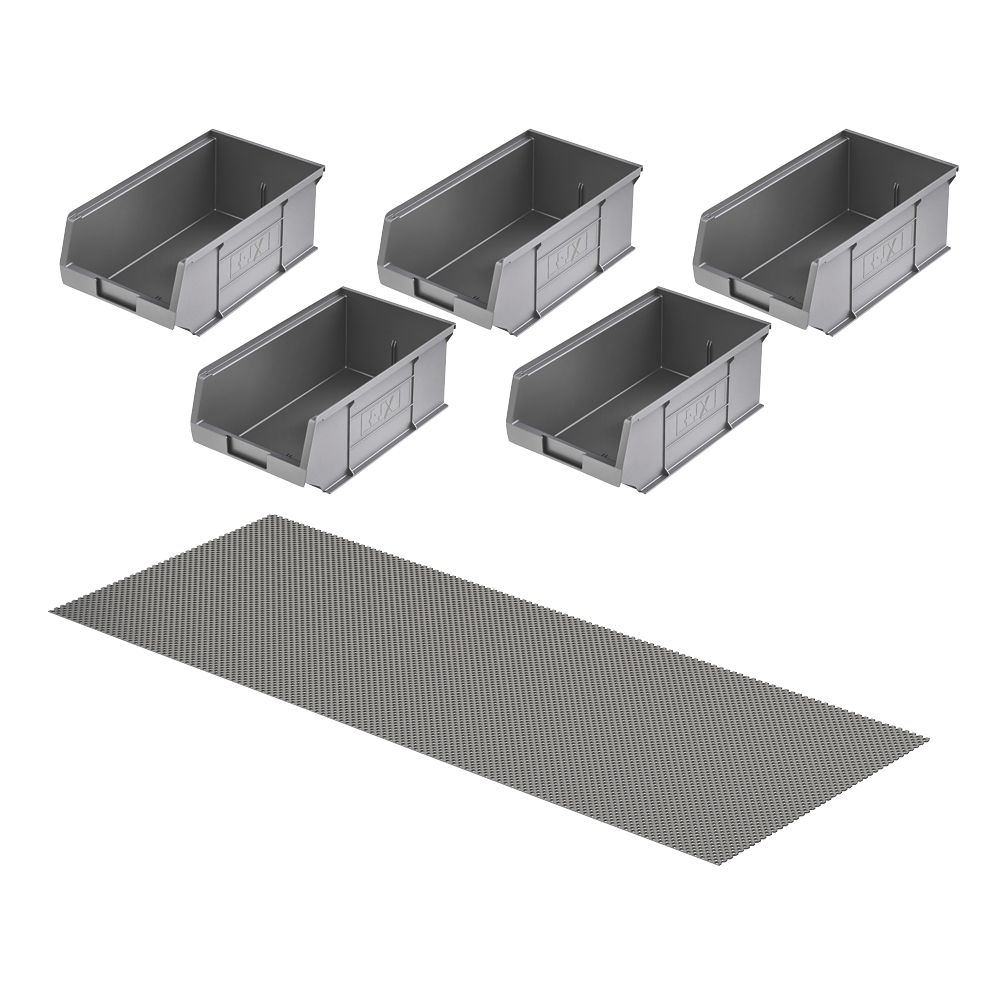 Van Guard TVR-COM-016 Storage Bins & Matting 9.1Ltr 5 Pack