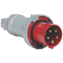 Amphenol 63A 4P+E Straight Plug 415V