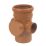 FloPlast Push-Fit 2-Boss Single Socket Access Pipe 110mm