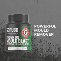Scrubb   Blast Off Mould Remover Gel With Brush Mildew Stain Remover 250ml