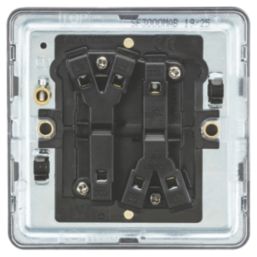 Knightsbridge  10AX 2-Gang 2-Way Light Switch  Matt Black