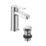 Bristan Apelo Chrome Plated 170mm Standard Lever Mono Basin Mixer Tap  With Clicker Waste