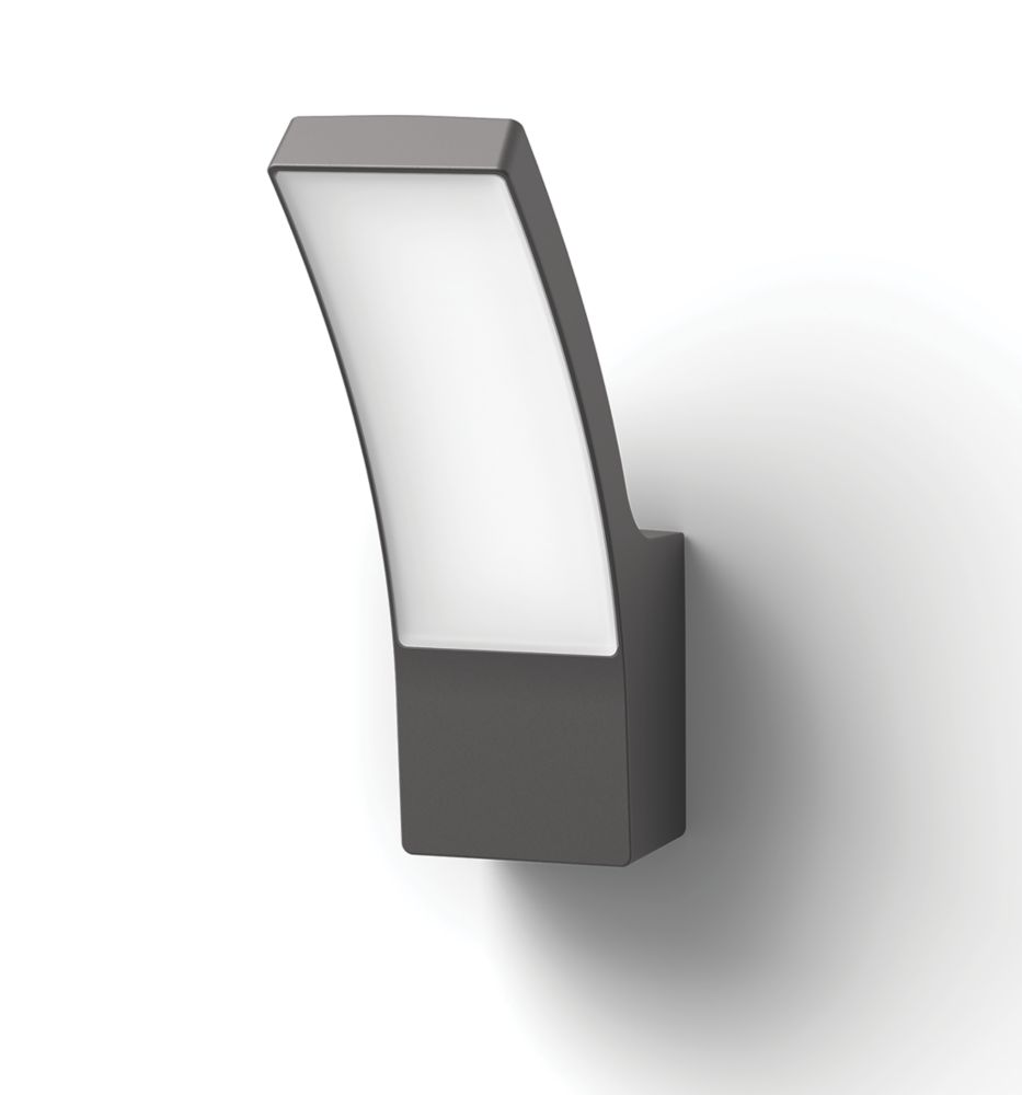 LUTEC wandlamp Runda Solar antraciet 12W met bewegingssensor