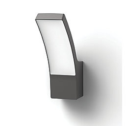 Philips Splay Outdoor LED Wall Light Anthracite 12W 1200lm