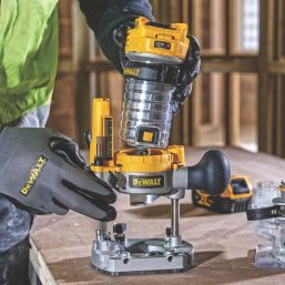 Fresadora DEWALT dcw604nt 18v brushless sin cargador y batería + maletín  TSTAK