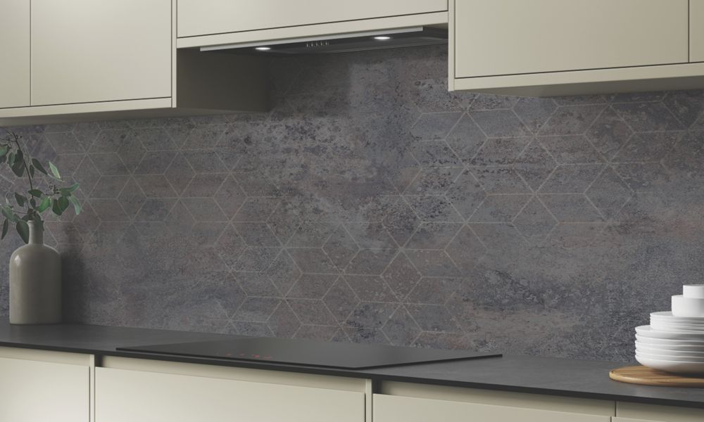 Wilsonart  Urban Steel High-Rise Splashback 3050mm x 750mm x 4mm