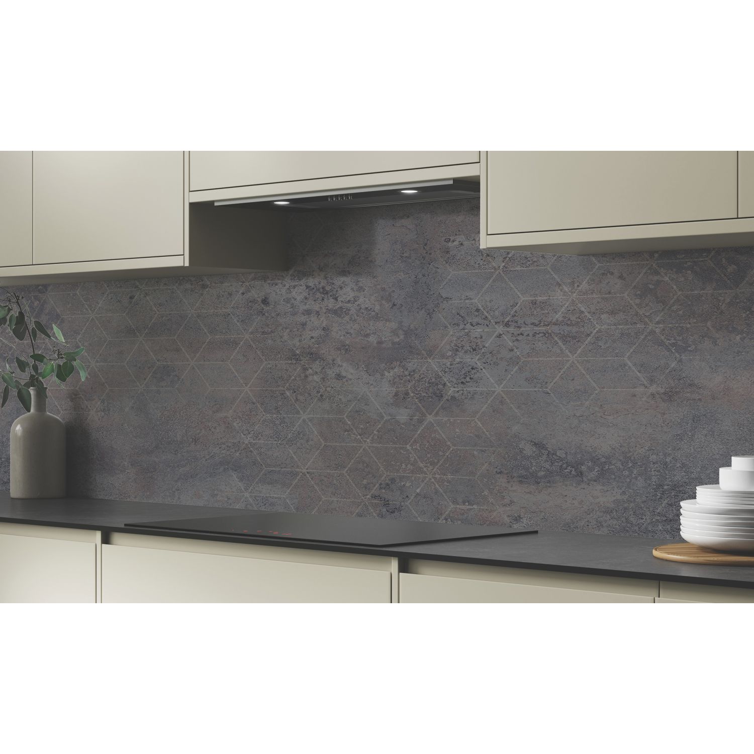 Wilsonart Urban Steel High-Rise Splashback 3050mm x 750mm x 4mm (421JL)