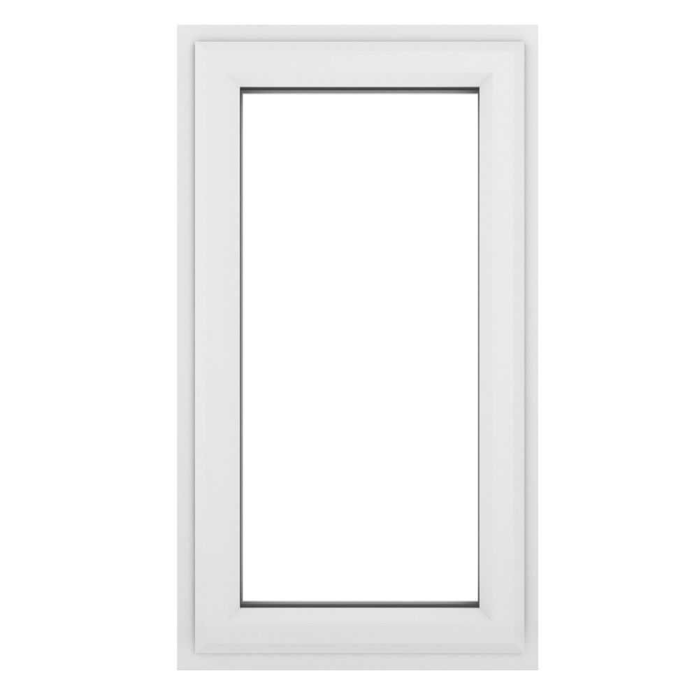Crystal Top Opening Clear Double-Glazed Casement White uPVC Window ...