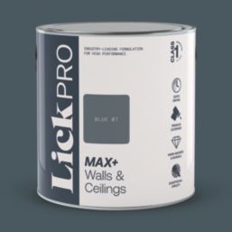 LickPro Max+ 2.5Ltr Blue 07 Matt Emulsion  Paint